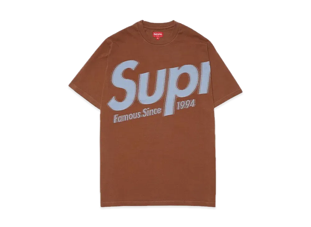 Supreme Intarsia Spellout S/S Top "Brown"