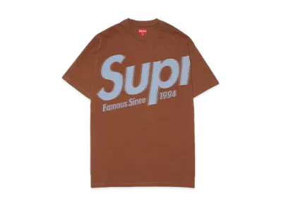 Supreme Intarsia Spellout S/S Top "Brown"