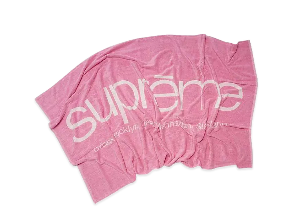 Supreme Five Boroughs Towel ピンク Supreme Five Boroughs