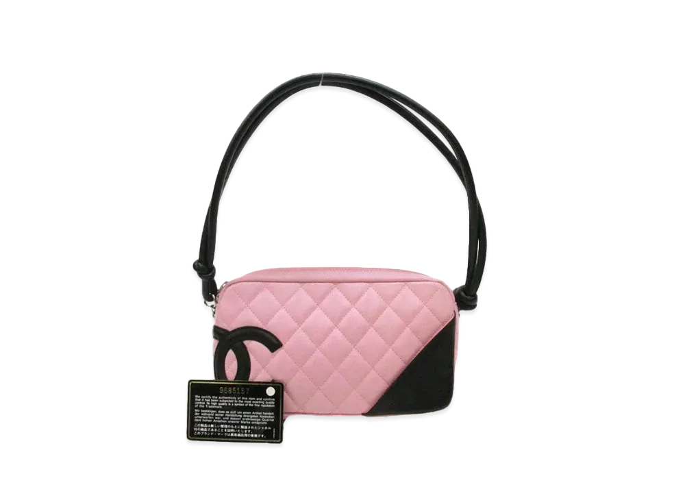 CHANEL Cambon Ligne Pochette "Pink"