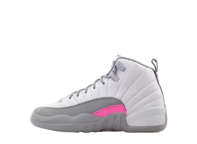 Nike GS Air Jordan 12 Retro "Wolf Grey/Vivid Pink-Cool Grey"