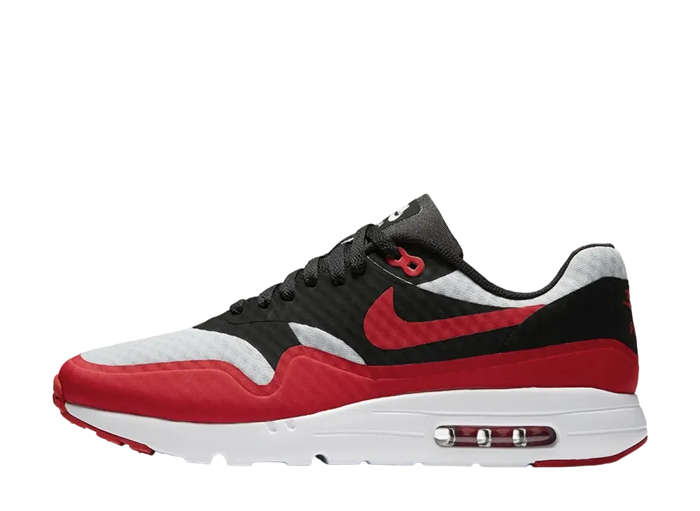 ナイキ エアマックス1 ウルトラ "プラチナブラック/ジムレッド"