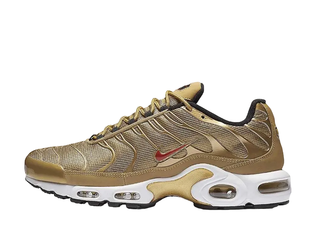 NIKE AIR MAX PLUS "METALLIC GOLD"
