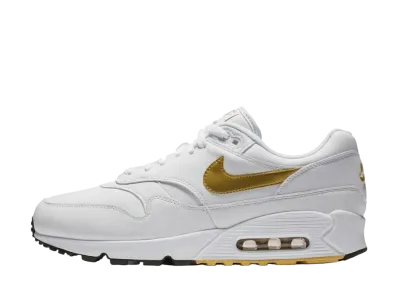 NIKE AIR MAX 90/1 "WHITE METALLIC GOLD"