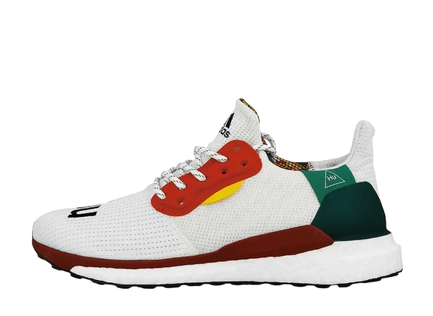 ファレル・ウィリアムス × アディダス ソーラー HU "グライド ホワイト レッド"