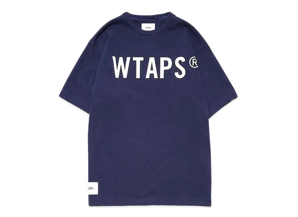 Wtaps Banner SS Cotton "Navy"
