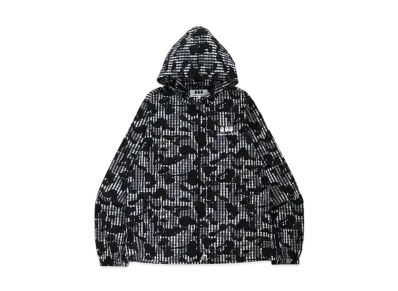 A BATHING APE CDG OSAKA HOODIE JACKET "Black"