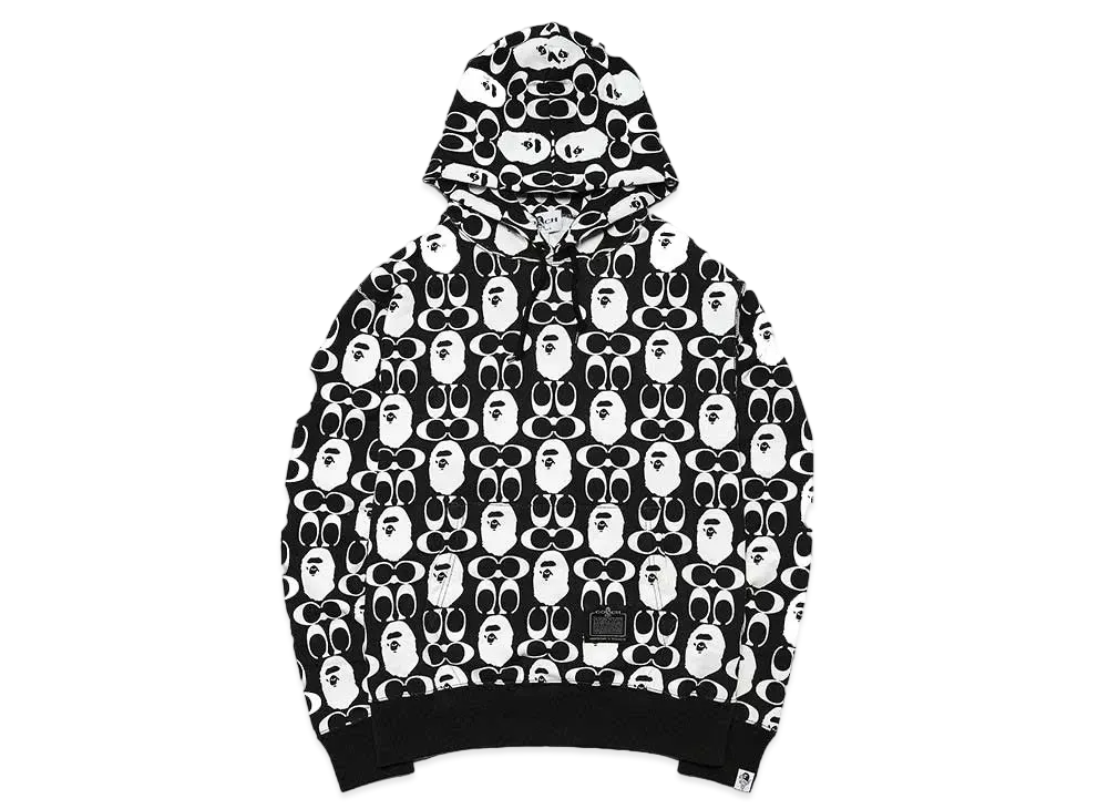 Bape × Coach Pullover Hoodie "Black"