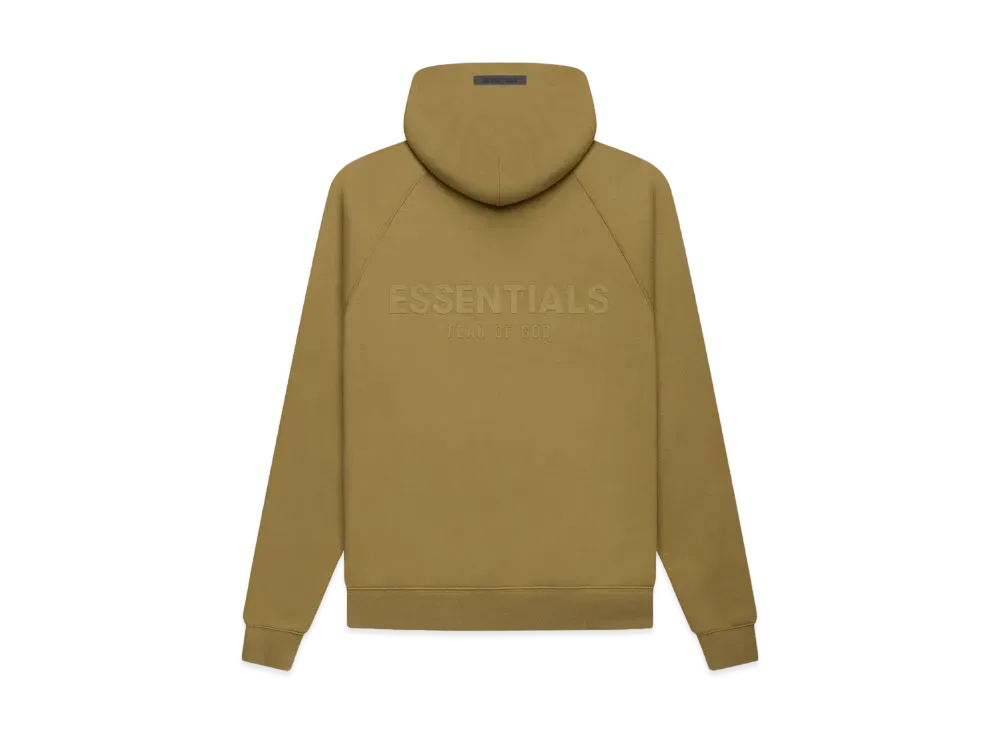 FEAR OF GOD ESSENTIALS PULLOVER HOODIE "Amber"