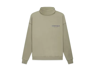 FEAR OF GOD ESSENTIALS PULLOVER MOCKNECK "Pistachio"