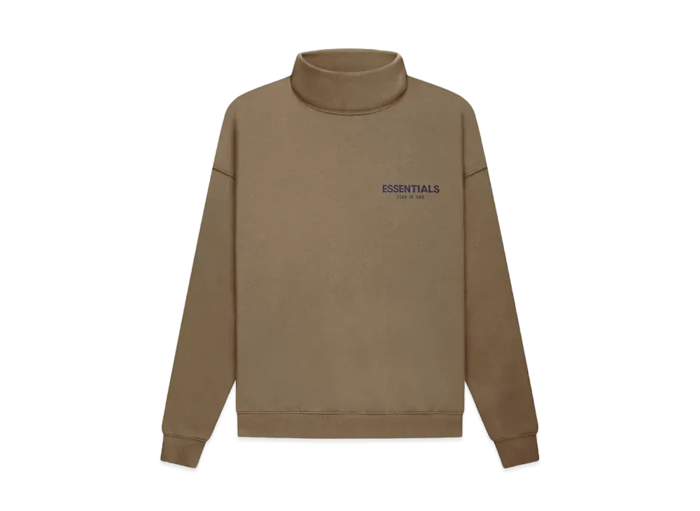 FEAR OF GOD ESSENTIALS PULLOVER MOCKNECK "Harvest"