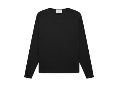 FEAR OF GOD ESSENTIALS THERMAL HENLEY L/S "Black"
