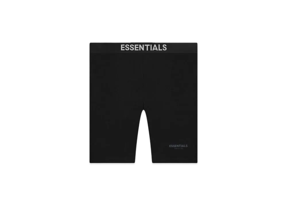 FEAR OF GOD ESSENTIALS ATHLETIC BIKER SHORT "Black"