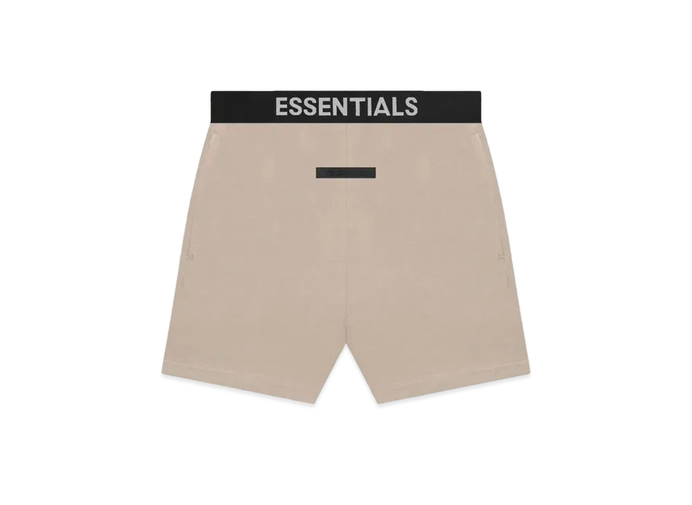 FEAR OF GOD ESSENTIALS LOUNGE SHORT "Tan"