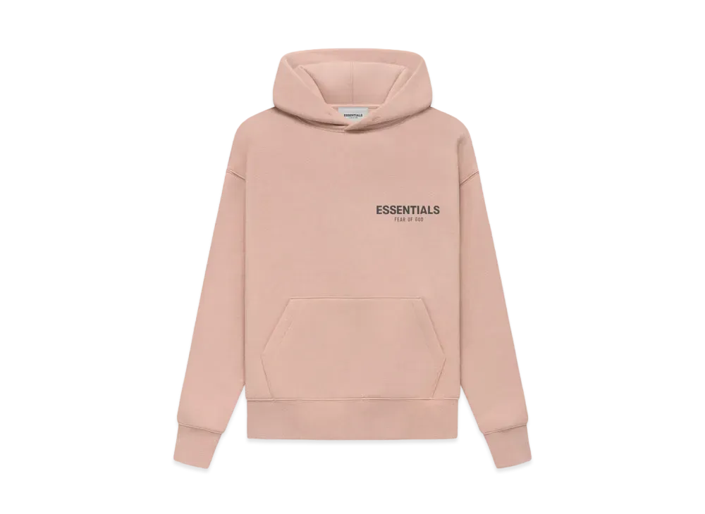 FEAR OF GOD ESSENTIALS KIDS PULLOVER HOODIE "Matte Blush"