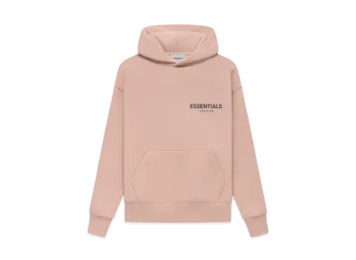 FEAR OF GOD ESSENTIALS KIDS PULLOVER HOODIE "Matte Blush"