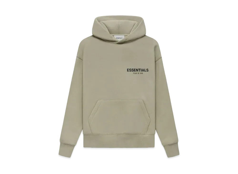フィアオブゴッド エッセンシャルズ キッズ プルオーバー フーディー "ピスタチオ"