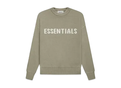 FEAR OF GOD ESSENTIALS KIDS KNIT PULLOVER "Pistachio"