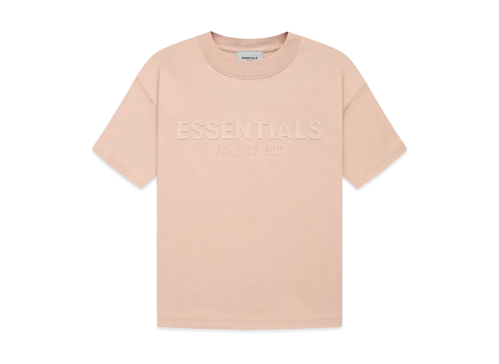 FEAR OF GOD ESSENTIALS KIDS S/S TEE "Matte Blush"