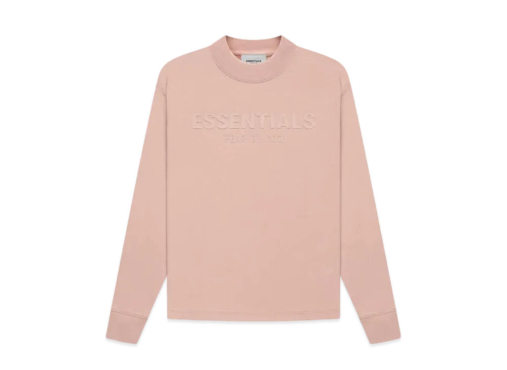 FEAR OF GOD ESSENTIALS KIDS L/S TEE "Matte Blush"