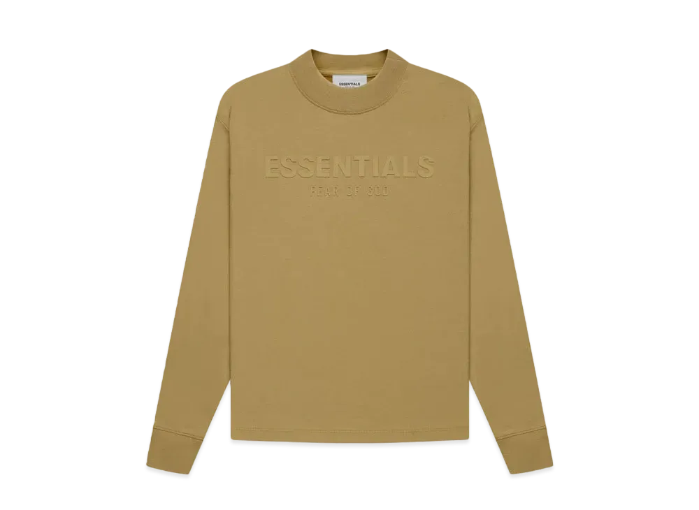 FEAR OF GOD ESSENTIALS KIDS L/S TEE "Amber"