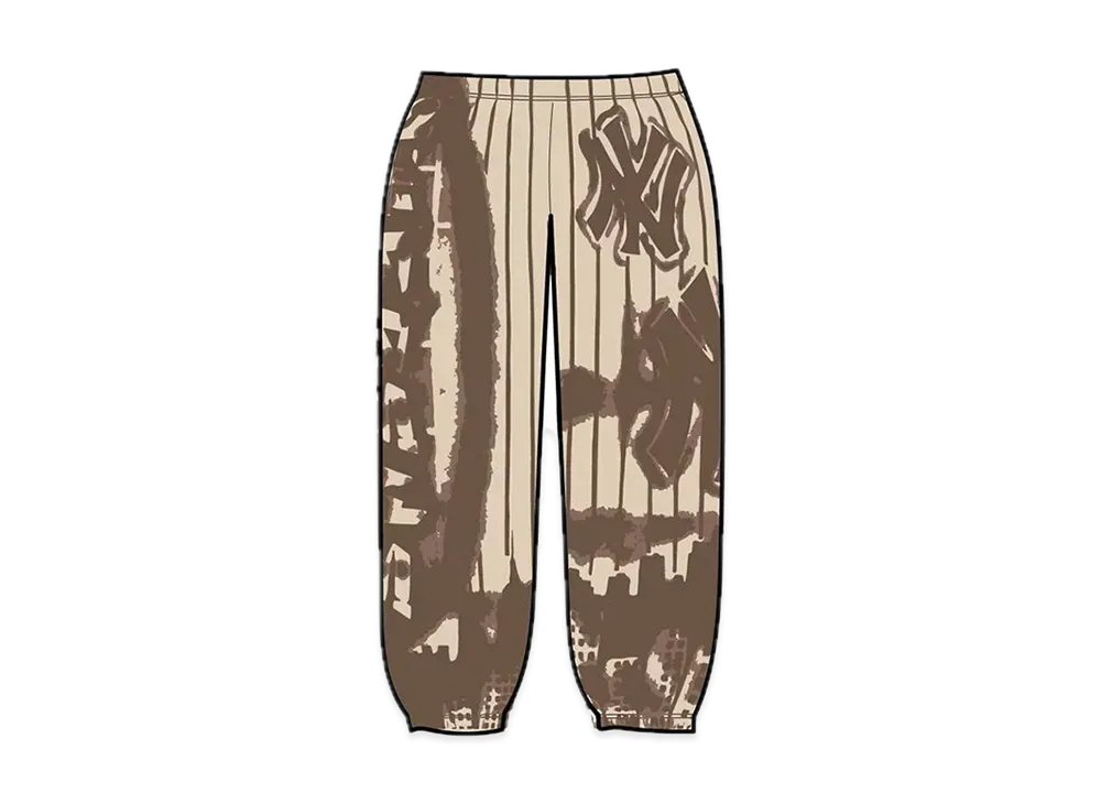  Supreme New York YankeesTM Airbrush Sweatpant "Tan"