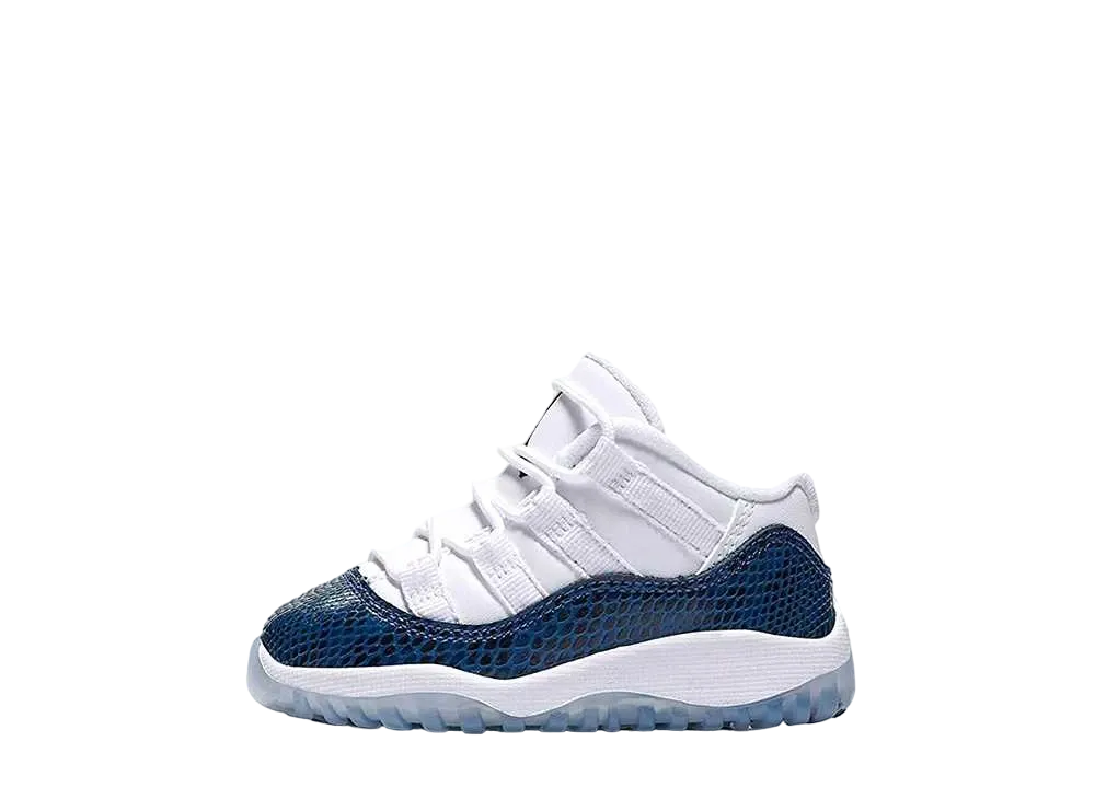 ナイキ TD エアジョーダン11 レトロ ロー "スネークネイビー" (2019)(キッズ)