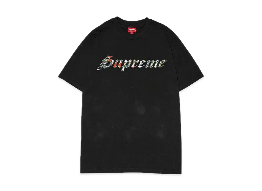 Supreme Floral Appliqué S/S Top "Black"