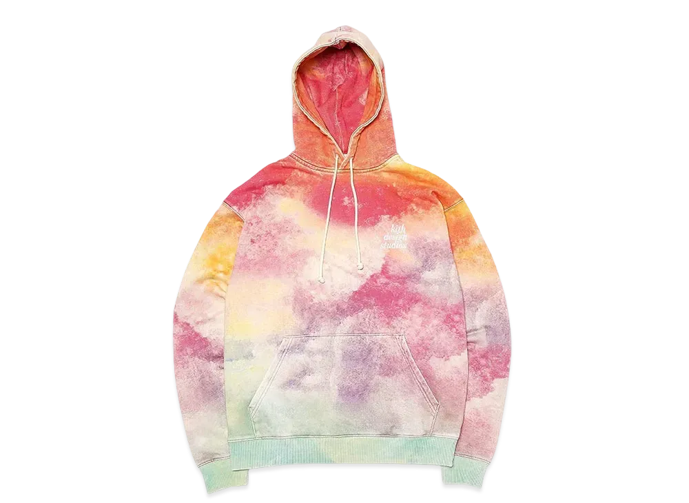 Kith Tie Dye Williams III Hoodie "Pink/Green"