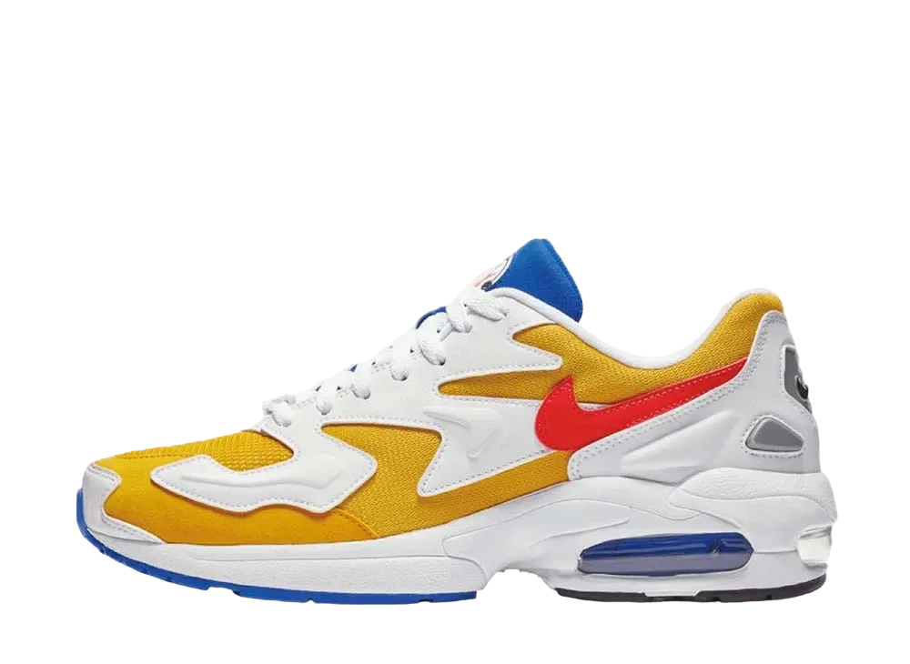 NIKE AIR MAX2 LIGHT UNIVERSITY GOLD FLASH CRIMSON