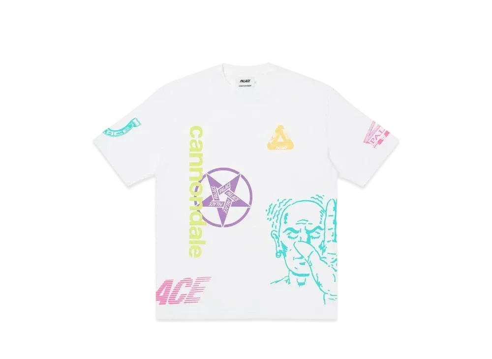 PALACE Cannondale Mad Boy T-shirt "White"