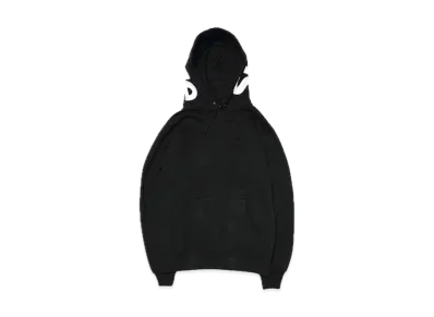 Supreme Contrast Hooded Sweatshirt "Black"