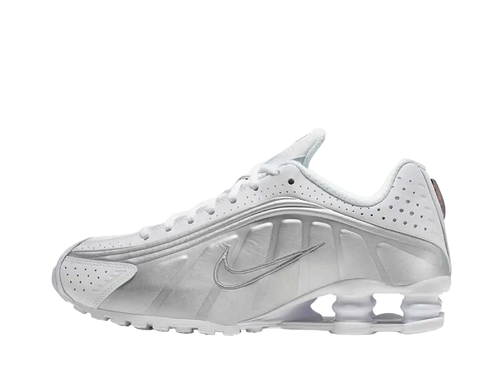 Nike Women's Shox R4 "White and Metallic Silver"