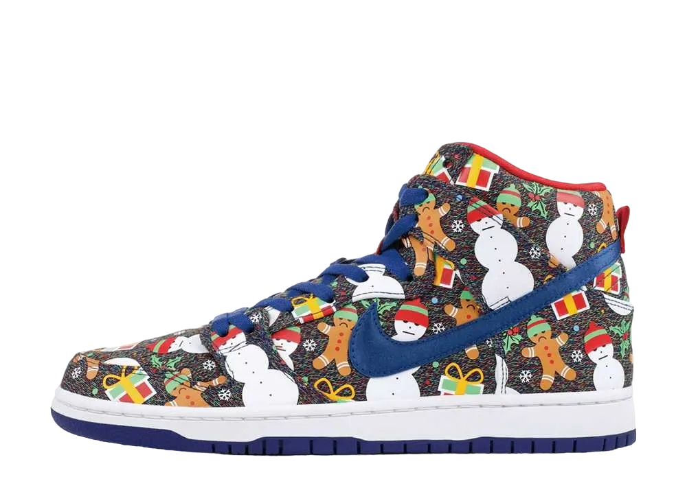 CONCEPTS × Nike SB Dunk High "Ugly Christmas Sweater" (2017)