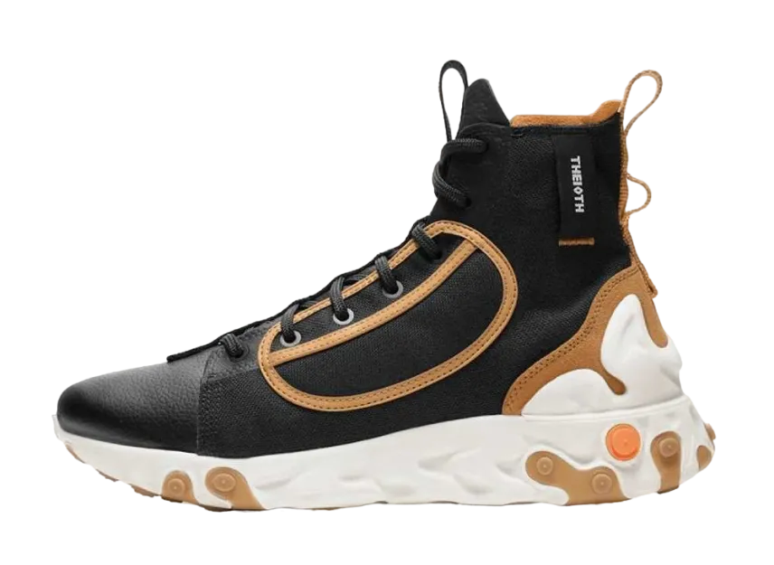 ナイキ リアクト イアンガ 10th コレクション "ブラック/ホワイト/ブラウン