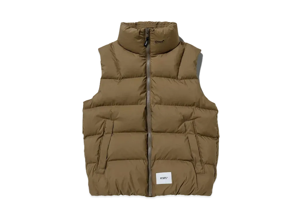 ダブルタップス ビバーク / ベスト / ポリ. タフタ. リモンタ "ブラウン"