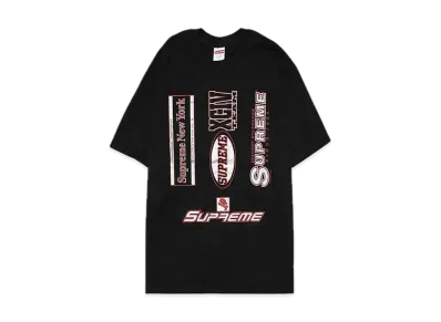 Supreme Multi Logos Tee "Black"
