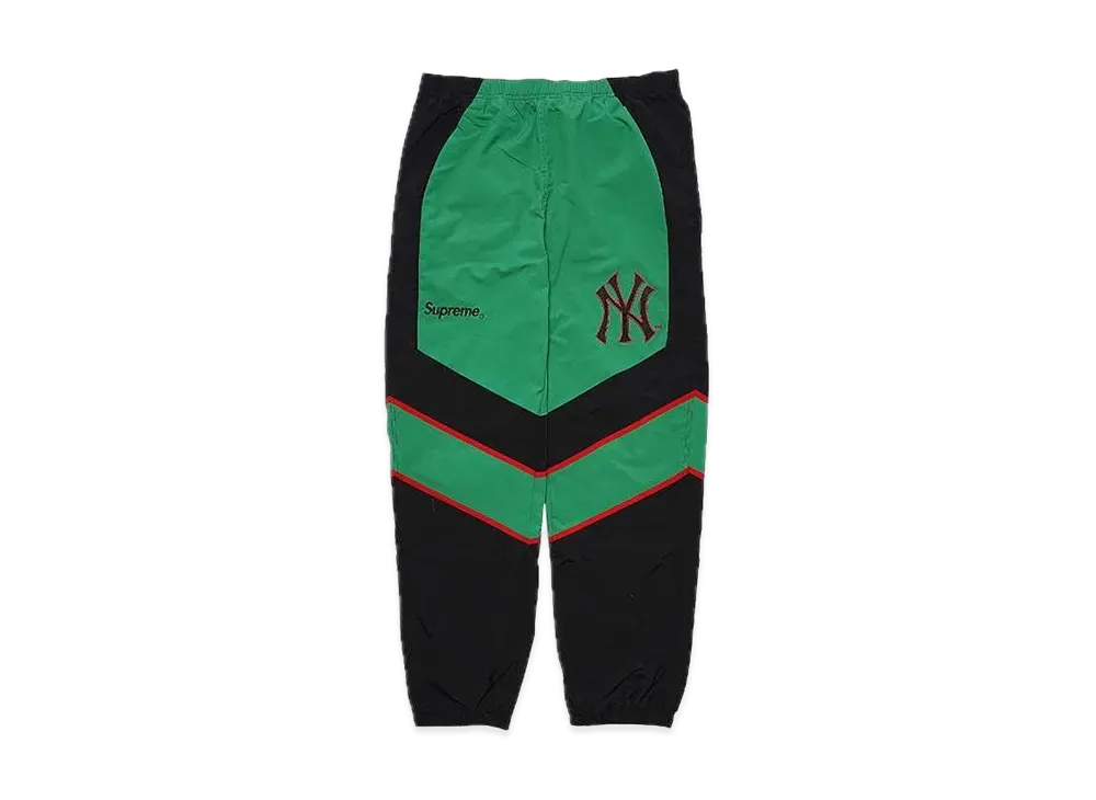 シュプリーム ニューヨーク ヤンキース トラック パンツ "グリーン"