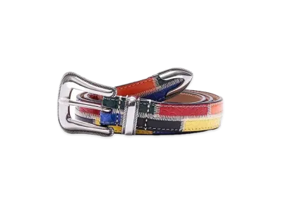 Supreme Patchwork Ranger Belt "Red/Yellow"