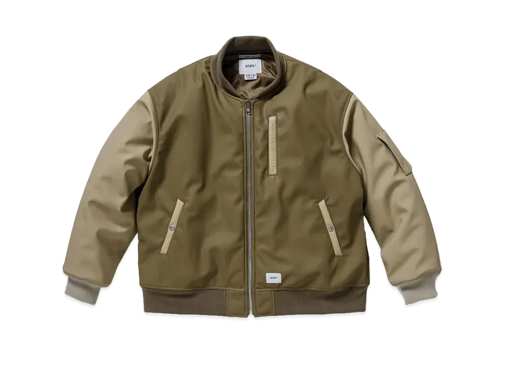 ダブルタップス YT13 / ジャケット / シンセティック  "ベージュ"