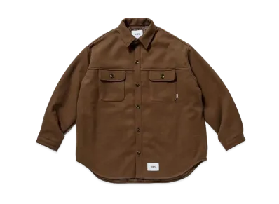 Wtaps WCPO 01 / JACKET / WONY. MELTON "Brown"