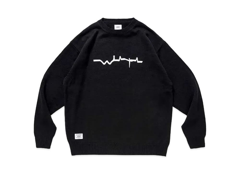 Wtaps VIBES / SWEATER / ACRYLIC "Black"