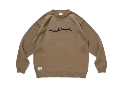 Wtaps VIBES / SWEATER / ACRYLIC "Coyote Brown"