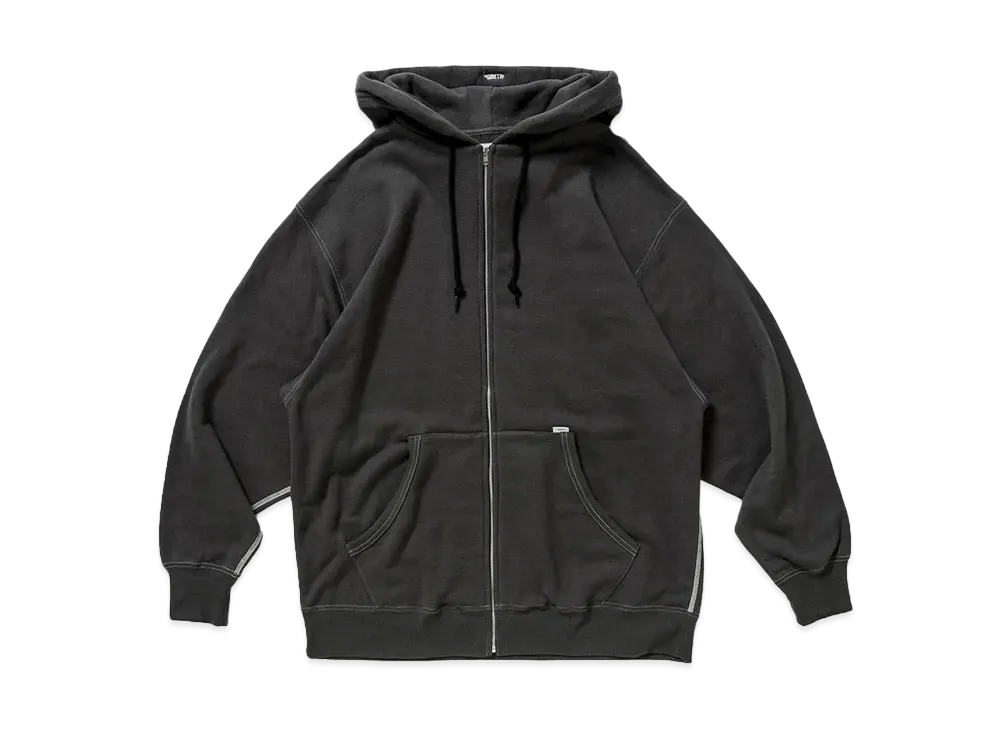 ダブルタップス ブランク / ジップ フーディー / コットン "ブラック"
