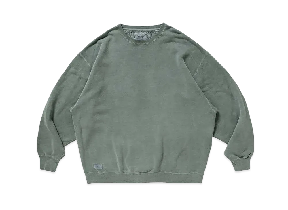 Wtaps BLANK 01 / CREW NECK / COTTON "Olive Drab"