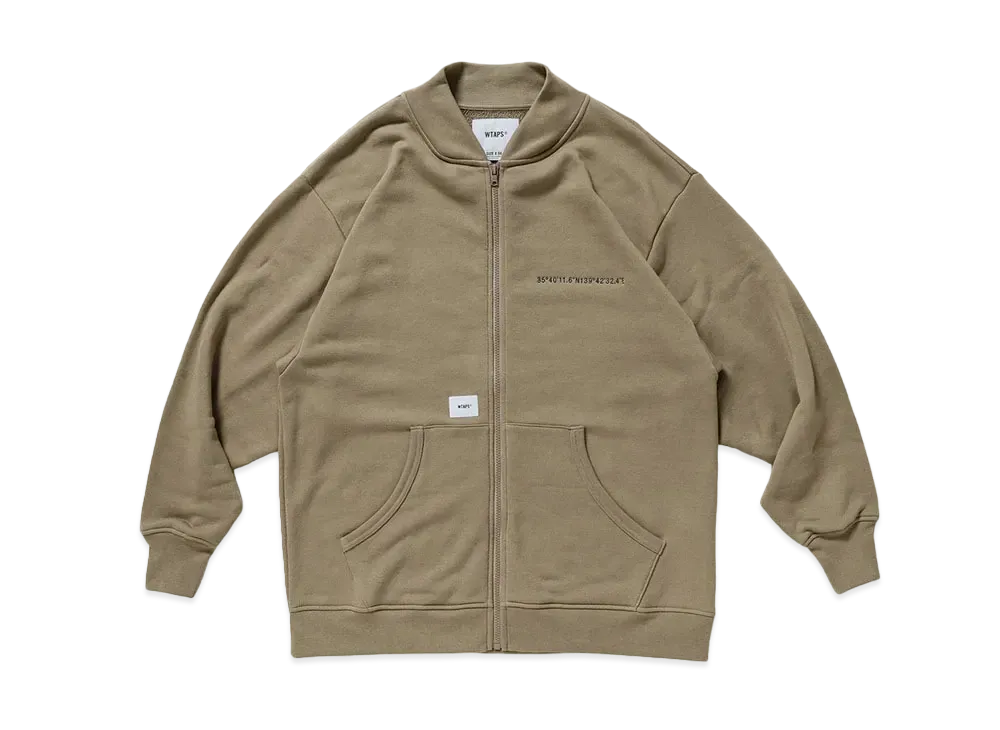 Wtaps GPS / ZIP CARDIGAN / COTTON "Coyote Brown"