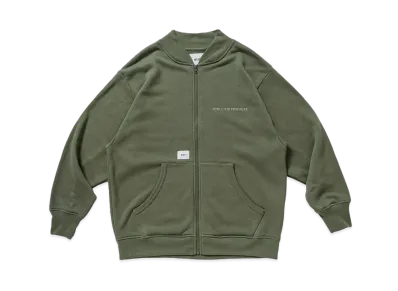 Wtaps GPS / ZIP CARDIGAN / COTTON "Olive Drab"