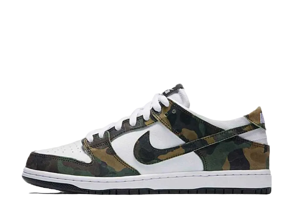 ナイキ SB ダンク ロー プロ "カモ レギオン グリーン"