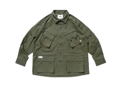Wtaps MODULAR / LS / COTTON. RIPSTOP "Olive Drab"