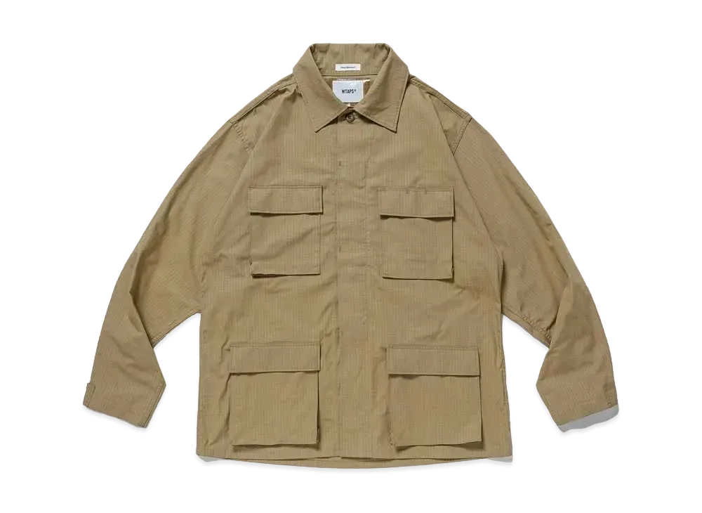 Wtaps WMILL-LS 01 / LS / NYCO. RIPSTOP "Beige"